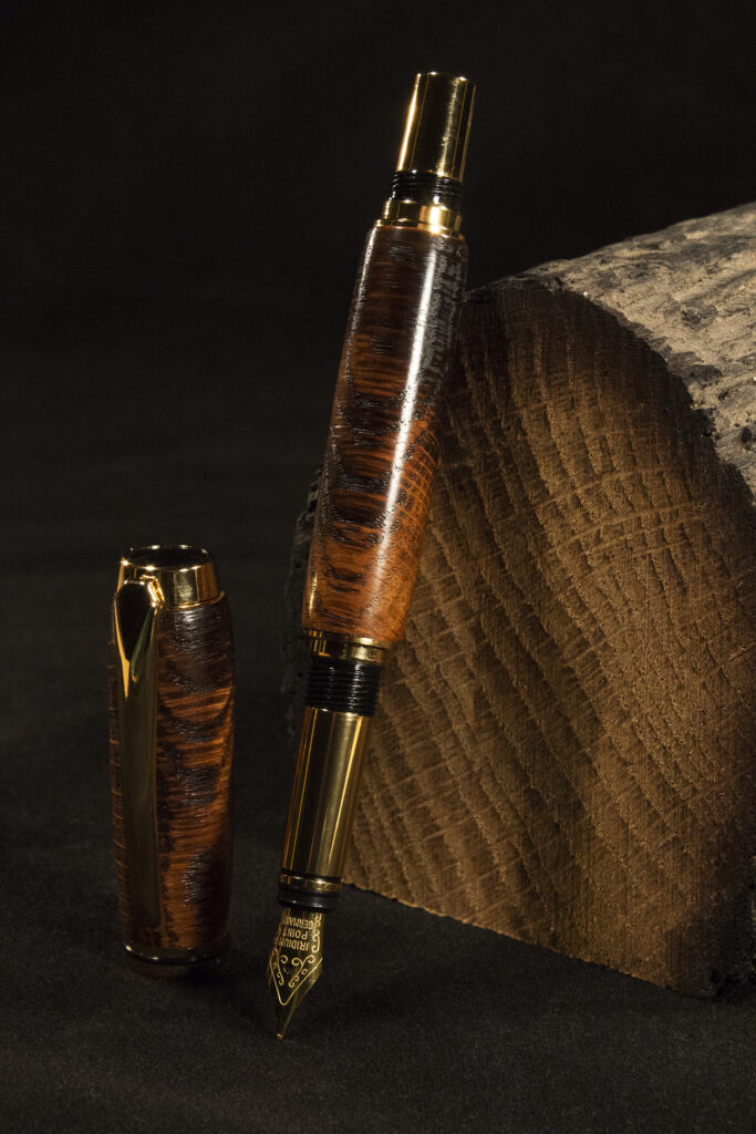 York Minster Oak Fountain pens made with reclaimed wood from York Minster